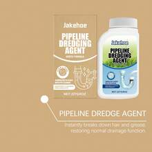 Limpiador de tuberías, ingredientes activos, desatasca desagües, desodoriza, previene obstrucciones, mantiene la limpieza; limpiador de desagües esencial para uso diario - En polvo - Ver 9