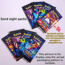 仅供收藏和展示的手工卡片。不可用于游戏或竞技用途。324张/162张/72张/36张宝可梦密封集换式卡牌 - 全新口袋妖怪游戏卡牌，包含独家稀有版本，包括全球收藏家梦寐以求的V系列、Vmax和GX全息闪卡； - 彩色 - 查看 15