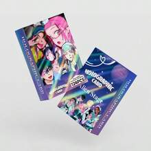 124pcs Anime Series Double-Sided LOMO Cards, 60pcs Cards & 64pcs Stickers, Suitable For Anime Fans Collection, Fan Gift - Multicolor - View 9