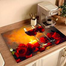 1pc Non-Slip Stove Protection Pad-Suitable For Electric Oven/Gas Stove, Multifunctional Washer/Dryer Pad And Mouse Pad, Rubber Material, Easy To Clean The Surface. - Multicolor - View 13