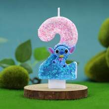 0-9 Colorful Cake Decorative Candles, Anniversary Decorative Candles, Exquisite Party Gifts, Elegant Numeric Candles For Birthday Party, Multipurpose Candles For Home - Multicolor - View 5