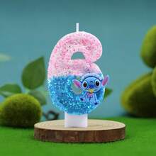 0-9 Colorful Cake Decorative Candles, Anniversary Decorative Candles, Exquisite Party Gifts, Elegant Numeric Candles For Birthday Party, Multipurpose Candles For Home - Multicolor - View 9