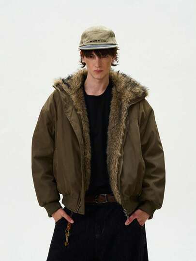 [preferido][preferido]Ropa de algodón tallada en la montaña retro estadounidense para hombres y mujeres relajados y de ocio chaqueta de algodón de alta gama