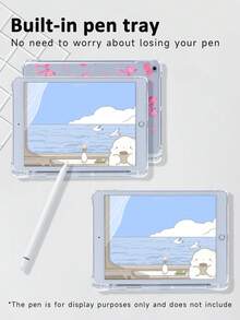 Ayotu 1 Pc Cherry & Bow Transparent Shell,Compatible IPad 11/IPad 10/IPad 9/IPad Air 7th 11inch/IPad Air 5th/Kindle Paperwhite 11th/Kobo Libra Colour,Compatible Kobo Clara Colour/Bw/2E,Full Coverage Clear Case,Silicon Soft Shell - Multicolor - View 6