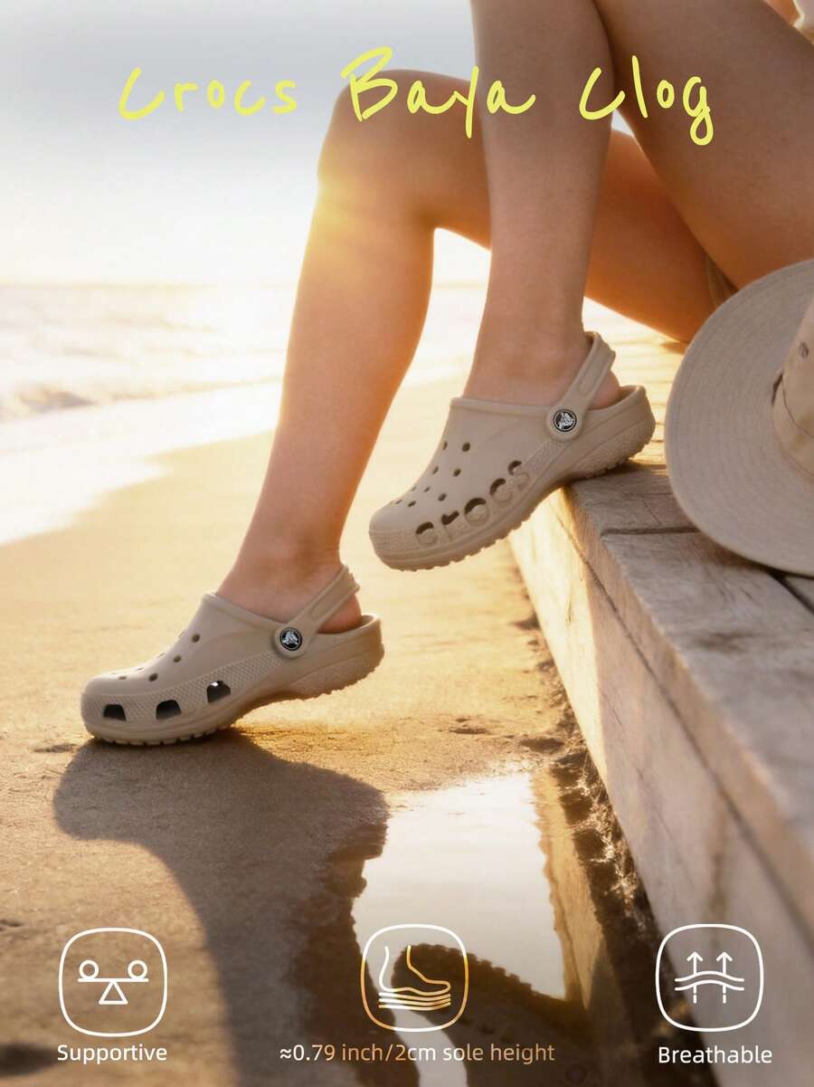 Crocs BEYA 10126-2V3 休闲鞋，男女通用户外/室内拖鞋，轻便凉鞋，建议尺码小一码 - 10126-2V3 - 查看 1