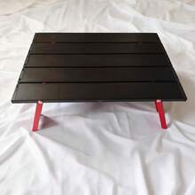 Mini Camping Table, Super Lightweight, Portable, Aluminum Alloy, Outdoor Table, Can Be Rolled Up, Folding Table, Suitable For Backpacking, Picnic, BBQ - Multicolor - View 12