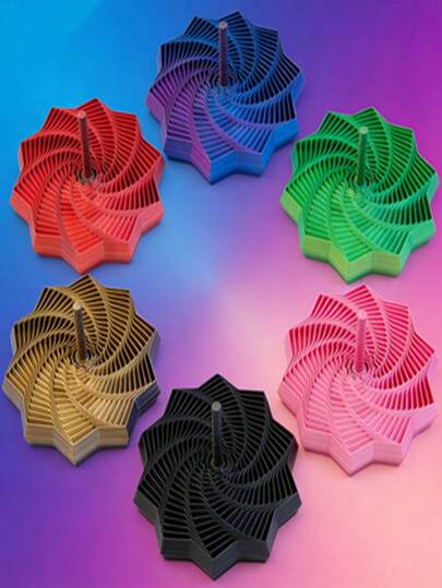 1个3D打印星形多边形指尖玩具，3D折叠结构，缓解手指压力，视觉和听觉舒缓玩具，桌面装饰，圣诞礼物，生日派对礼物，理想的节日礼物