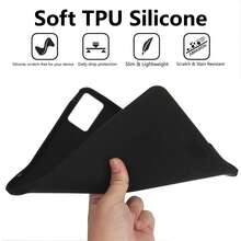 CJIAXIN M11 2024 平板电脑保护套，兼容 TB330FU/TB330KU，轻薄软壳平板电脑保护套，适用于 Tab K11 2024 型号，防刮防震保护套，黑色，简约设计，耐用材质 - 黑色 - 查看 3