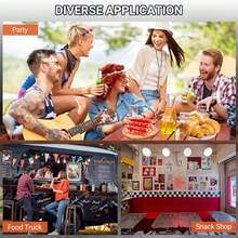 Hot Dog Roller – Máquina de cocina para salchichas, parrilla de acero inoxidable y calentador de bollos con cubierta de vidrio y bandeja de goteo extraíble, control de temperatura doble, para el hogar - 11 rodillos - Ver 7