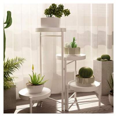 Techigher 3/4 Tier Plant Stand, Indoor Metal Plant Stand, Outdoor Balcony Living Room Decoration Indoor Indoor Plants