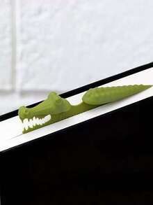 1个/3个创意鳄鱼造型书签，可爱小礼物，便携式鳄鱼学生阅读书签，精致可爱的学生文具礼物，书籍装饰夹，阅读页夹分隔器，适用于书籍、圣经和日记本，非常适合日常办公使用，送给爱书人士的小礼物，适合爱书人士 - 阅读标记 - 独特有趣的书签设计，送给爱书人士、老师的完美生日、情人节礼物 - 隨機 - 查看 8