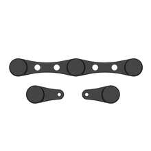 3pcs Magnetic Air Fryer Silicone Clips - Heat Resistant Up To 240°C, Quick Clip Design To Firmly Fix Baking Paper, Universal Fit For Various Magnetic Fry Baskets, Non-Scratch And Easy To Clean - Multicolor - View 13