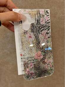 奢华豹纹硅胶猎豹纹高级IMD闪光渐变亮面豹纹花卉彩绘防震手机壳，兼容苹果 16 Pro Max、16、16 Pro；高级闪光渐变亮面手机壳，兼容 15 Pro Max；新款防震手机壳，兼容 14、13、12/11；超薄磨砂手机壳，兼容 14 Pro Max、11、14、13 Plus；柔软硅胶手机壳，兼容 15，春季礼物 - 彩色 - 查看 6