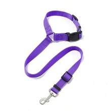 Adjustable Pet Car Safety Seat Belt, Heavy Duty Elastic Dog Car Seatbelt Harness Suitable For Headrest Restraint - Multicolor - View 15