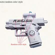 1pc Double-Sided Water Gun, Reverse Squirt Water Gun Toy, Creative Prank Squirt Water Fight Weapon, Same Design As He Chenguang Water Gun - Multicolor - View 11