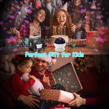 Star Projector Night Lights For Kids, Birthday Gifts For 1-4-6-14 Year Old Girl Boy Kids Bedroom, Glow In The Dark Stars Moon For Child Asleep Peacefully - 白色 - 查看 6