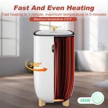 35L Towel Warmer Bucket With Drying Modes, Heating Mode 20/30/60/90 Min, Customized Fragrance, LED Screen, Anti-Scald Safety Lock, White - US A Type Plug(110-127V) - View 3