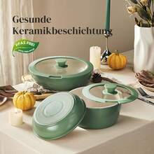 Cookware Sets - 16 sztuk zielonych - Zobacz 5