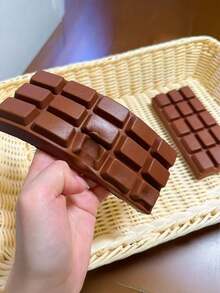 1pc Slow Rising Chocolate Scented Squeeze Toys - Realistic Food Sensory Fidget Toys - Multicolor - View 3