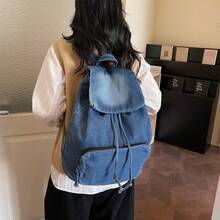 Klassisk moderiktig och mångsidig ryggsäck, stor pendlarväska - Multifärgad - Visa 12