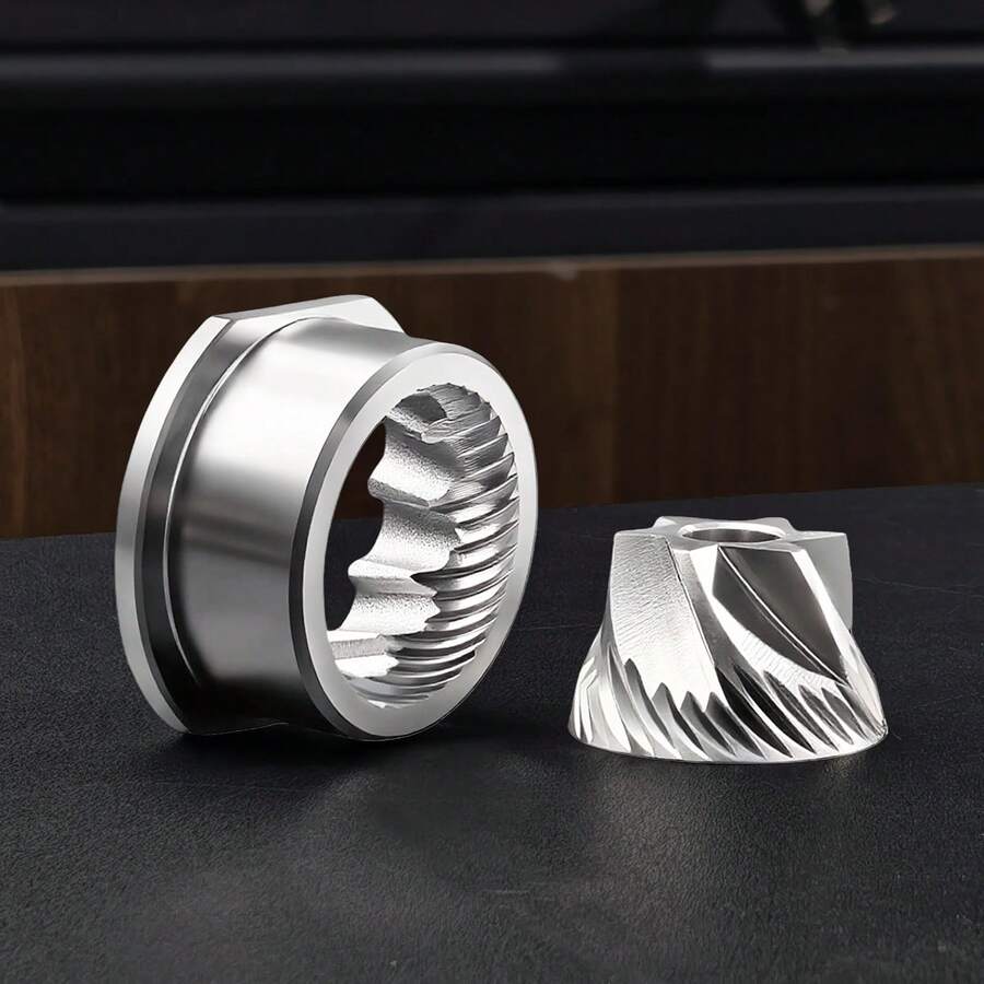 Conical Grinder Burr Set Replacement Cone Millstone Burrs Grinding Compatible With Old Jura Espresso Machines