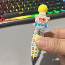 1支/2支/3支/4支/5支/10支装创意缝线闪光流沙凝胶笔，流行中性色笔，学生及办公用品 - 動物城 - 查看 5