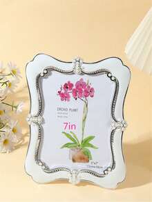 1 Piece Of Retro ABS Plastic Material Multi Size Minimalist Photo Frame For Home And Office Decoration, As Well As Weddings. It Is A Preferred Gift For Families, Collecting Memories And Showcasing Precious Moments - Silver - View 10