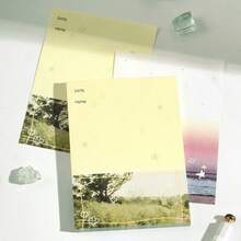 80pcs Memo Pads "Seize The Moment" Series, Fresh Landscape Reminder Notes, Portable Notebook - one-size - View 6