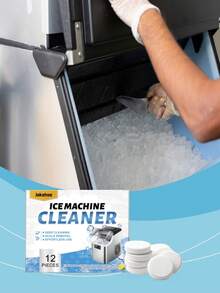 jakehoe 1 Box/Ice Maker Cleaning Tablets, Gentle Cleaning Of Scale And Stains For Home Ice Makers, Convenient Daily Care, Descaling And Deodorizing, Best Gift For Family And Friends, Random Shipment Of New And Old Models. - 固體 - 查看 1