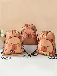 6 chiếc túi dây rút hình chuột lang nước, ba lô thiết kế hình chuột lang nước dễ thương, túi dây rút, túi quà tặng, ba lô ngoài trời, quà tặng tiệc chuột lang nước, đồ trang trí tiệc sinh nhật chủ đề chuột lang nước, quà tặng tiệc cưới, đồ trang trí tiệc mừng em bé, đồ dùng tiệc tiết lộ giới tính, đồ trang trí tiệc ngày lễ, du lịch, thể dục, quà sinh nhật - Chuột lang nước - Xem 3
