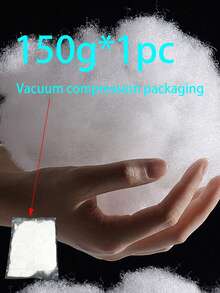 50-600克聚酯纤维填充物，丝棉PP棉，填充棉，压缩真空包装，高弹性，适用于沙发垫、软垫填充物、玩具、枕头、毛绒玩具或动物玩具、枕芯 - Z - 查看 14