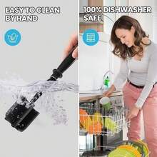 1pc Hand-Held Meat Mincer, Scraper Chopper Mixer Spatula - Multicolor - View 6