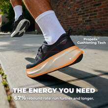 Men's Lightweight Road Running & Gym Shoes Cushioned, Non-Slip Support For Training, Walking & Tennis - 藍色 - 查看 4