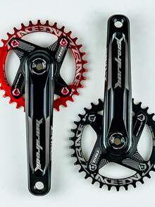 ZRACE 新款星形迷彩直装式曲柄爪，GXP 直装式曲柄至 BCD104 链轮。 - 黑色 - 查看 7