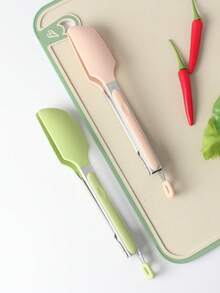 9-Inch Silicone Food Tongs, Heat Resistant Kitchen Cooking Tongs, Non-Slip Grips For Salad, BBQ, Serving, Dishwasher Utensils - Multicolor - View 2