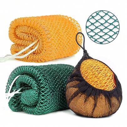 African Net Natural Sea Sponge, Exfoliating Bath Sponge, Men & Women Daily Body Care Shower Brush, Portable Travel Bathroom Accessory, SPA Gift