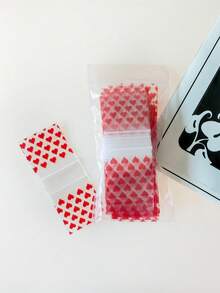 100 piezas Bolsas con cierre zip de 1.5 pulgadas x 1.5 pulgadas, bolsas con cremallera portátiles pequeñas, bolsas de almacenamiento de tabaco, 100 piezas/paquete, múltiples estilos disponibles - 100 piezas/paquete - Ver 16