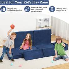 Kids Sofas - Navy Blue - View 9