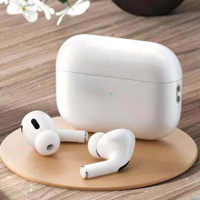 True Wireless Earbuds - Compatible With Apple And Android, Built-In Microphone, Sweat-Resistant Design, Up To 24 Hours Battery Life - White, Earphones > Wireless, Compatible Charging Case