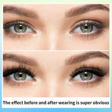 DIY Lash Clusters Eyelash Extension , 9-18mm 30D 40D Individual Lashes Lash Tweezers For Self Use (30D&40D, 9-18mm) - màu đen - Xem 2