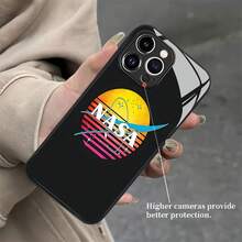 Estuche para teléfono con logotipo retro de la  Compatible con estuches para teléfonos ,  17,  17 Pro,  16 Pro Max,  15 Pro Max,  14 y  13 Hecho de material de TPU, duradero, resistente a caídas y elegante Un regalo perfecto para familiares, amigos y seres queridos, y un excelente regalo para cumpleaños, San Valentín y Año Nuevo. - Negro - Ver 5