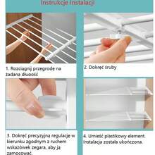 衣櫃收納分層隔板櫃子免釘置物架櫥櫃浴室分隔層架伸縮置物架 - 白色 24x55x80厘米 - 查看 5