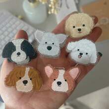 1pc INS Cartoon Animal Clips - Cute PP Clip Design, Student Memo Clips And Practical Novelty Items - Puppy - View 4