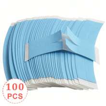 20/40pcs Waterproof Lace Wig Tape - Strong Double-Sided Adhesive, Secure Wig And Hair Extensions - White - View 15