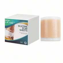 1.6 Inch X 60 Inch Roll Silicone Scar Sheets, Silicone Scar Tape, Silicone Scar Covering Strips, Professional Scar Covering Patches - Multicolor - View 2
