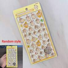 1pc Anime Cartoon Sticker, Cute Animal Kitten Sticker, Reusable Waterproof Sticker, DIY Craft Sticker, Suitable For DIY Phone Cases, DIY Sticker Notebooks, DIY Crafts, Laptops, Gift Packaging, Party Decoration, Perfect Holiday Gift, Gifts For Fans And Friends(Random Style) - Multicolor - View 11