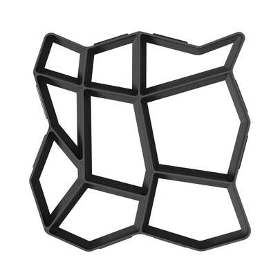 1/2 Pc Paver Mold DIY Garden Slab Mold Concrete Mold Slab Molds For Concrete, Irregular Shape