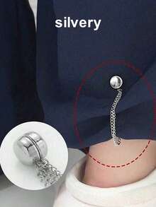 4pcs Magnetic Pant Leg Clips - Adjustable Waist & Cuff Clips For Pants & T-Shirts, Seamless Pant Leg Shortener With Detachable Cuffs, Suitable For Travel And Daily Use - Multicolor - View 2