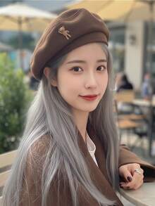 Cartoon Bear Casual Polyester (Polyester) Beret Hat For Daily Wear - Multicolor - View 2