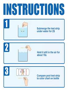 3-In-1 Water Test Strips - PH/Total Alkalinity/Hardness Tester For Swimming Pools, Tap Water & Spas, Portable Quick-Accurate Water Quality Test Kit - A - View 3